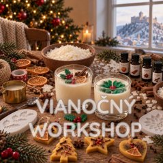 Vianočný workshop – výroba prírodných sviečok a voskových dekorácií