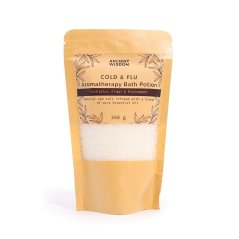 Prírodná soľ do kúpeľa PRECHLADNUTIE, s esenciálnymi olejmi, 350 g