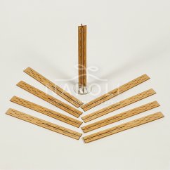 Drevené knôty perforované, krížové, dĺžka 100 mm, 5 ks
