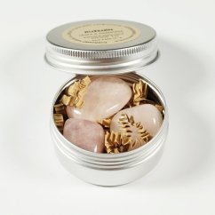 Ruženín – kameň do sviečok a dekorácií, 3 ks | LÁSKA & HARMÓNIA