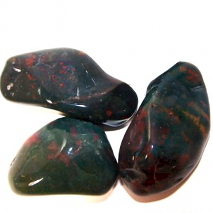 Kristova krv (heliotrop) – kameň do sviečok a dekorácií, 3 ks | ODVAHA & OCHRANA