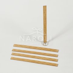 Drevené knôty perforované, dĺžka 150 mm, 5 ks