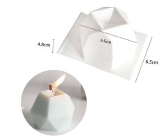 Silikónová forma na sviečku – diamantové jabĺčko