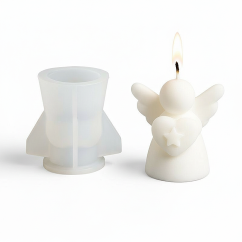 Silikónová forma na sviečku – malý anjelik so srdiečkom