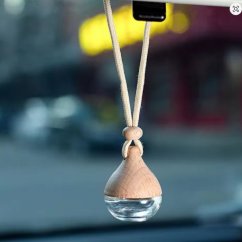 Sklenená závesná difúzna fľaštička - kvapka, 6 ml