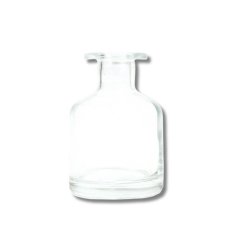 Sklenená alchymistická fľaška, číra, na difuzér, 140 ml