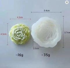 Silikónová forma na sviečku – pivonka