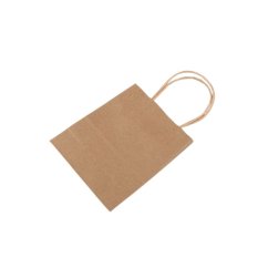 Darčeková taštička papierová, natural, 3 ks