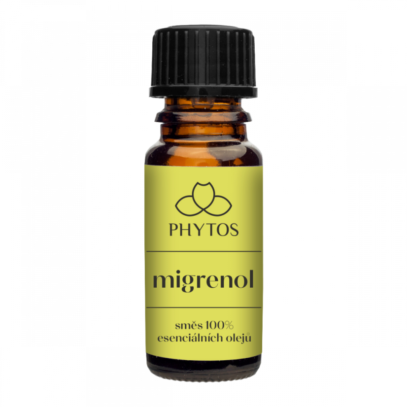 Migrenol – zmes esenciálnych olejov, od Phytos, 10 ml