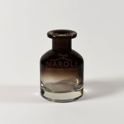 Sklenená alchymistická fľaška, dymová, na difuzér, 140 ml
