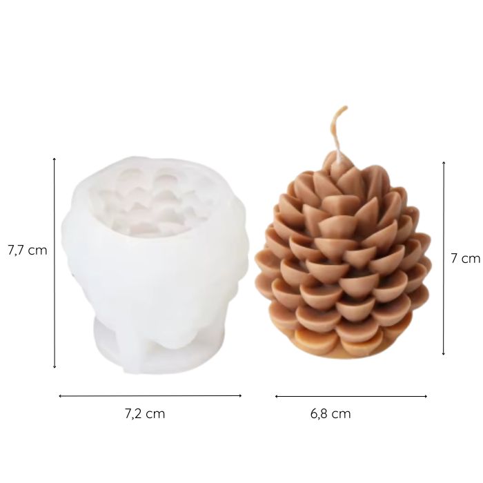 Silikónová forma na sviečku – šiška