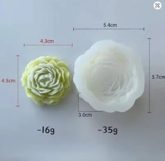 Silikónová forma na sviečku – pivonka