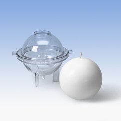 Polykarbonátová forma na sviečku – guľa pr. 80 mm