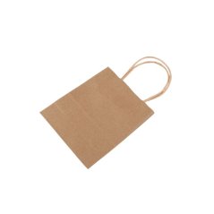 Darčeková taštička papierová, natural, 3 ks