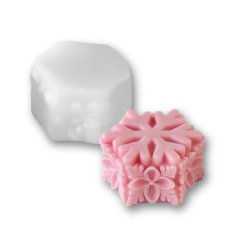 Silikónová forma na sviečku – snehová vločka