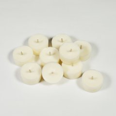 Kreatívna sada na výrobu 10 ks prírodných čajových sviečok s esenciálnymi olejmi