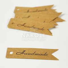 Visačky klasik – Handmade, 10 ks