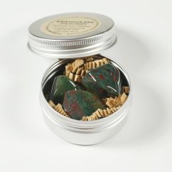 Kristova krv (heliotrop) – kameň do sviečok a dekorácií, 3 ks | ODVAHA & OCHRANA