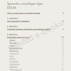 E-book: Sprievodca esenciálnymi olejmi -  účinky a použitie od A po Z + bonusový kupón