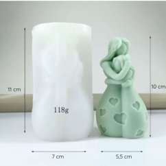 Silikónová forma na sviečku – materská láska