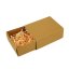 Darčeková krabička malá, zasúvacia, natural, 1 ks - Druh: + zelená výplň