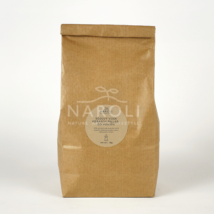 Sójový vosk KeraSoy Pillar, do foriem - Balenie: 1 kg