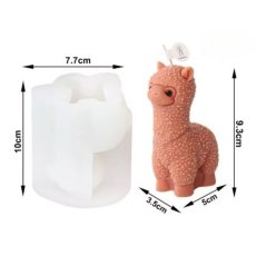 Silikónová forma na sviečku – lama alpaka