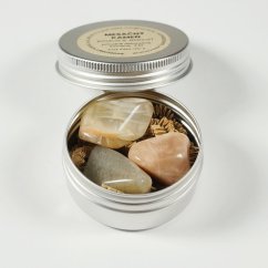 Mesačný kameň – kameň do sviečok a dekorácií, 3 ks | INTUÍCIA & JEMNOSŤ