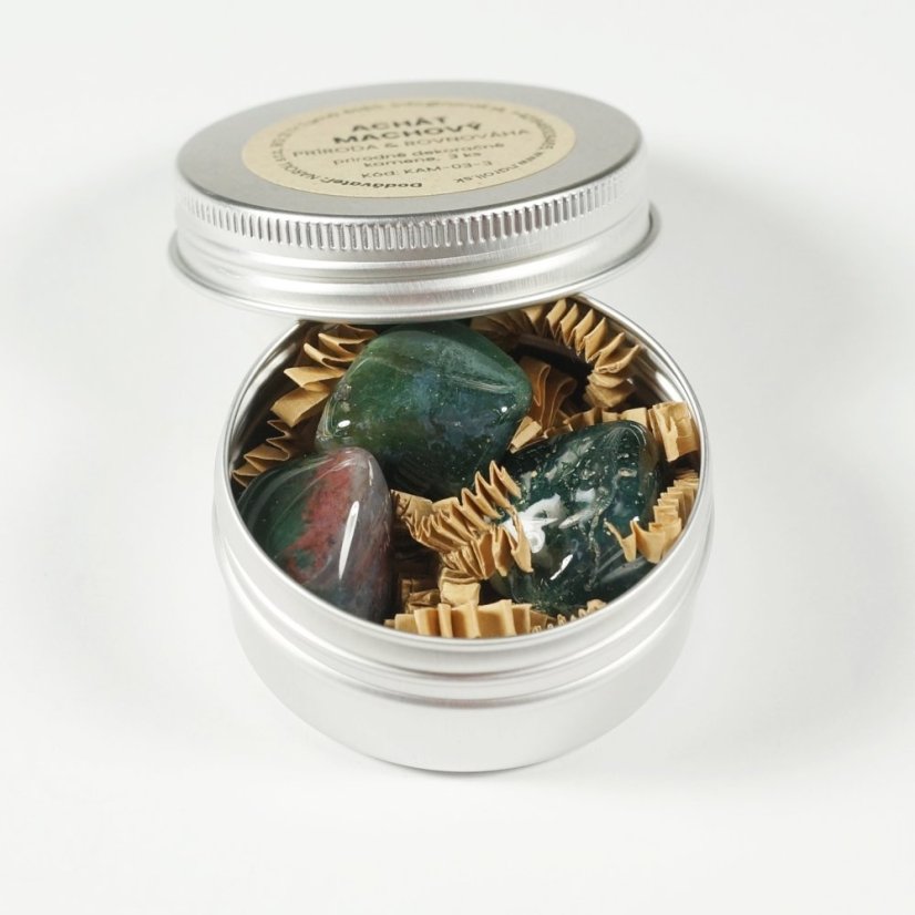 Achát machový – kameň do sviečok a dekorácií, 3 ks | PRÍRODA & ROVNOVÁHA