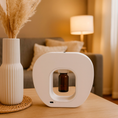 Suchý arómadifuzér – nebulizér, USB‑C, bez potreby vody