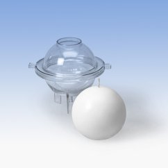 Polykarbonátová forma na sviečku – guľa pr. 65 mm