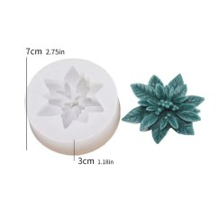 Silikónová forma na sviečku – vianočná ruža