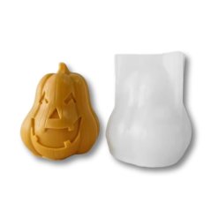 Silikónová forma na sviečku – halloweenská tekvica