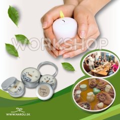 WORKSHOP - kurz výroby sviečok – kreatívny zážitok pre malé skupiny