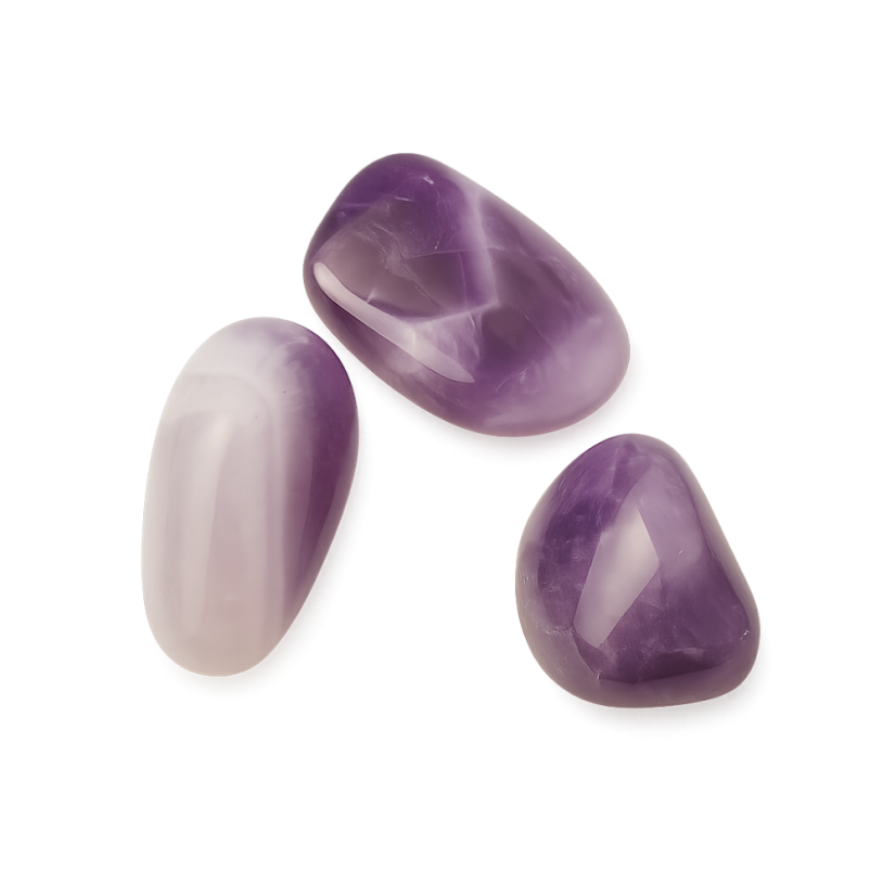 Ametyst – kameň do sviečok a dekorácií, 3 ks | OCHRANA & POKOJ